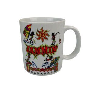 Jammin' Bahamas Souvenir Coffee Tea Mug Ceramic Vintage Kitchen Coastal